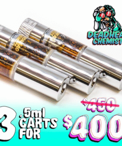 Buy Deadhead Chemist DMT 3 Cartridges Deal .5mL
